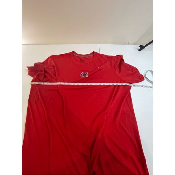 Chicago Cubs XL red Nike Dry Fit T-shirt and baseball cap lot bundle - Picture 4 of 13